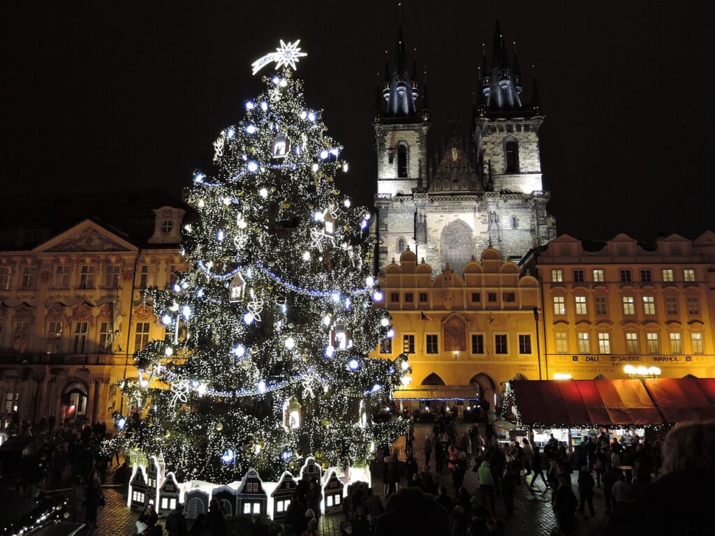 Vianočné trhy. Praha